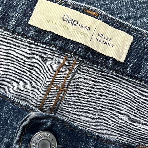 Gap 1969 Skinny Stretch Jeans Men’s 32x32 - Picture 3 of 7